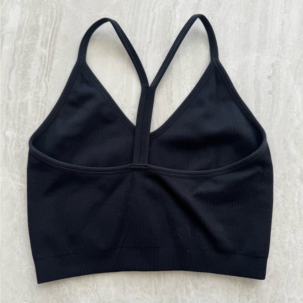 SCULPTFLEX® RIBBED V BRA - ONYX - Picture 2 of 3